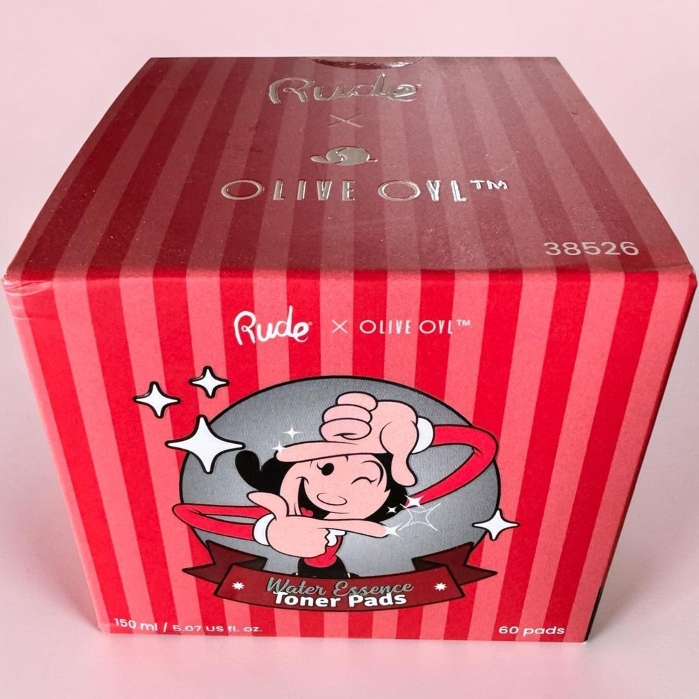 Rude x Olive Oyl Water Essence Toner Pads